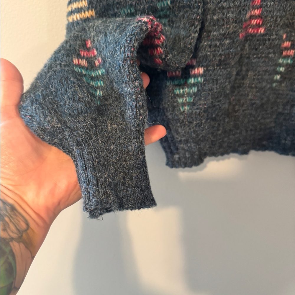 Vintage Mcgregor Geometric Patterned Gray Acrylic… - image 5